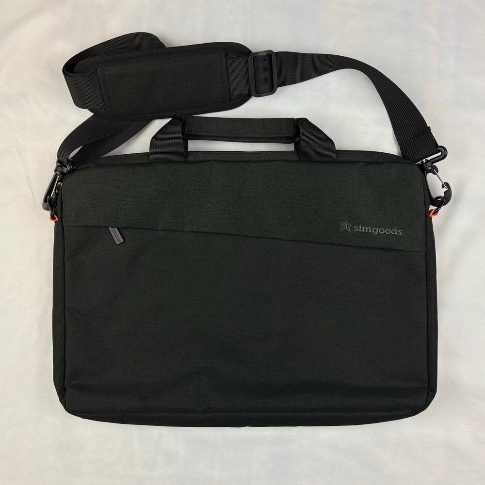 STM Goods Charcoal Grey Laptop Case Messenger Shoulder Strap